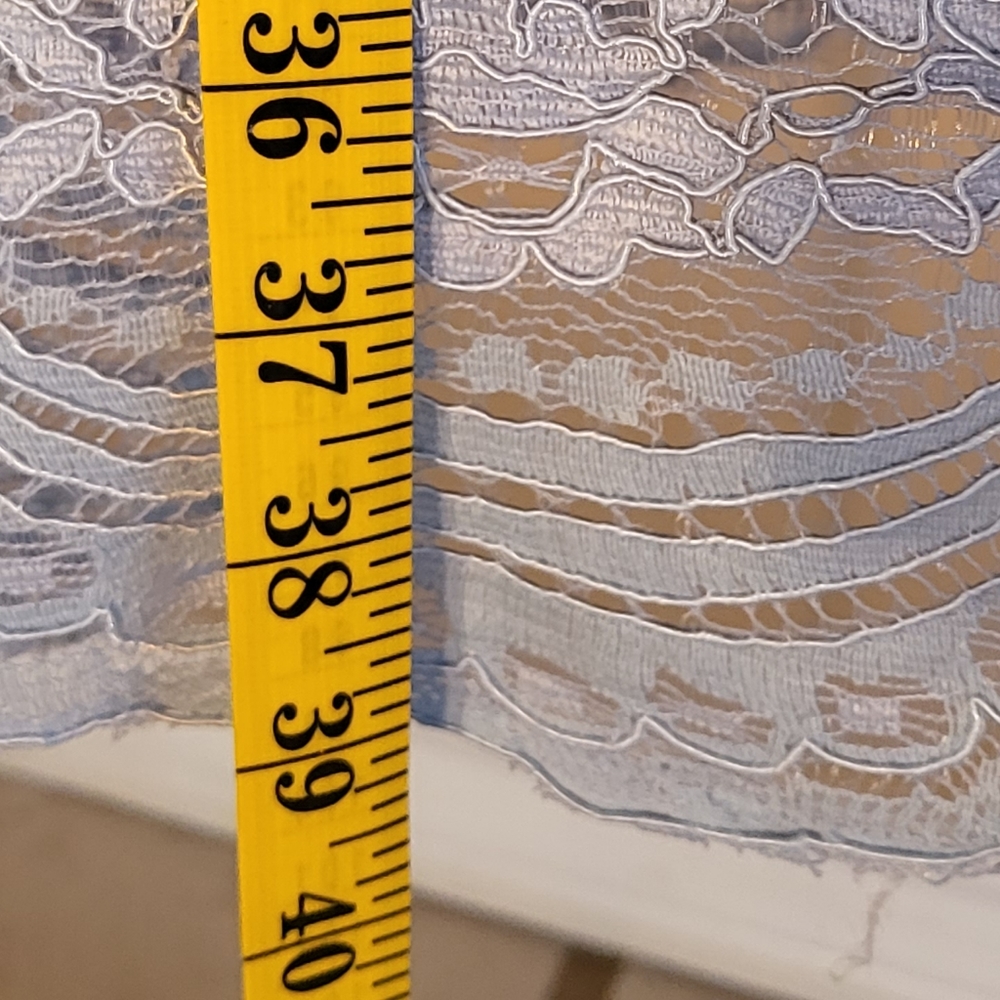 Light Blue Lace Dress - Picture 4 of 10